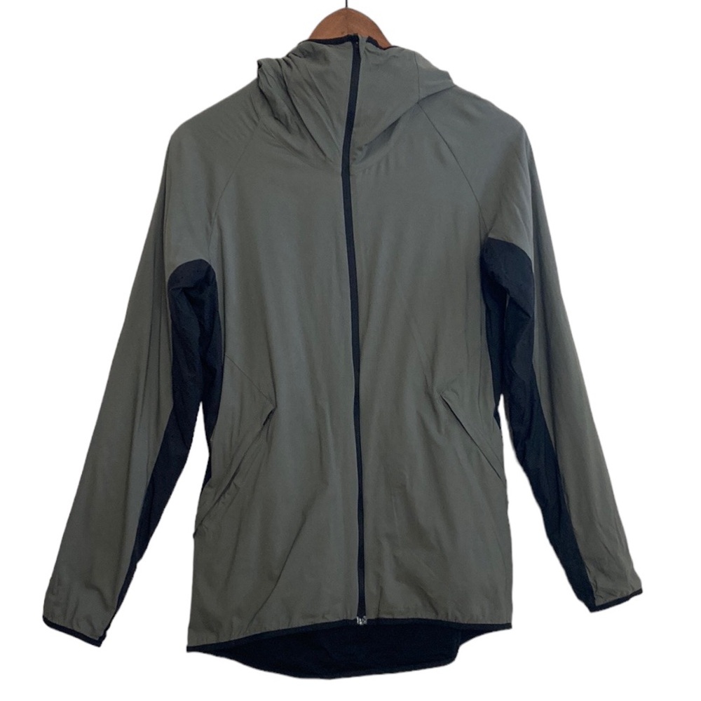 Icebreaker Jacket Womens XS Gray Coriolis Hooded Windbreaker Merino Wool Mesh